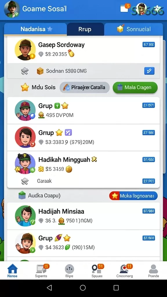 Cuplikan layar GOIDEN1000 — pengaturan akun