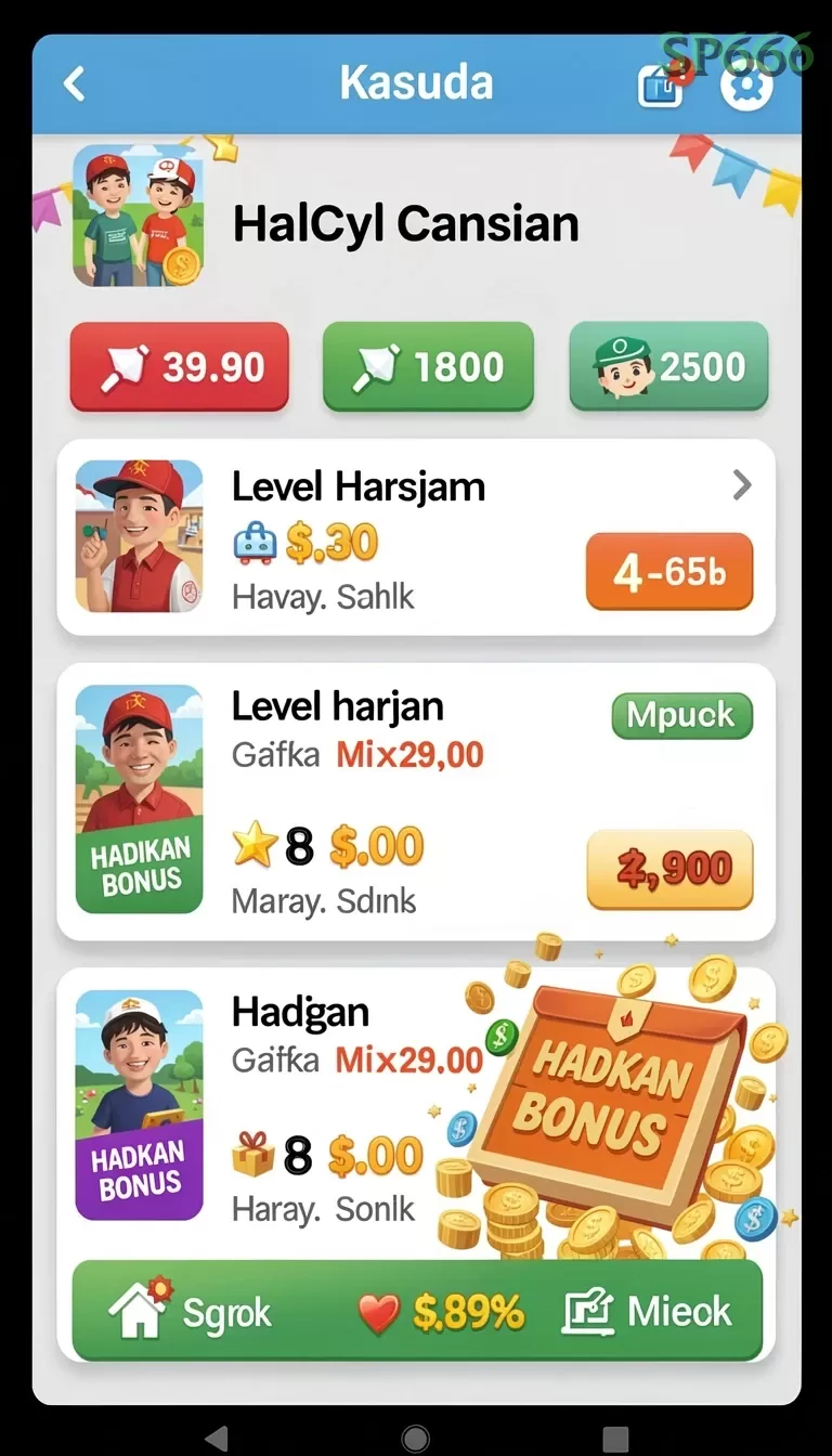 Cuplikan layar ASG55 — halaman utama